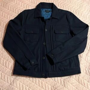 Converse Jack Purcell wool jacket, medium, navy.